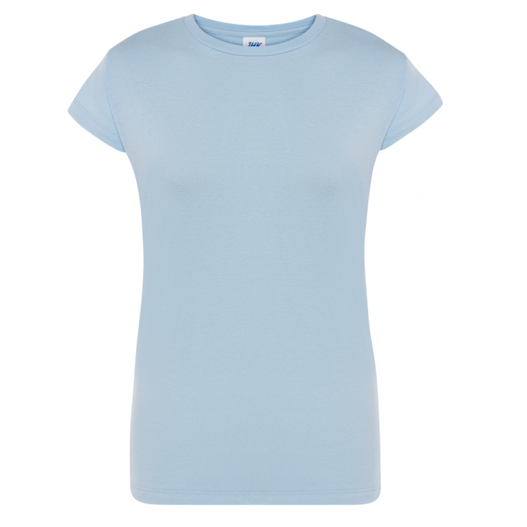 T-Shirt Błękitny - Damski