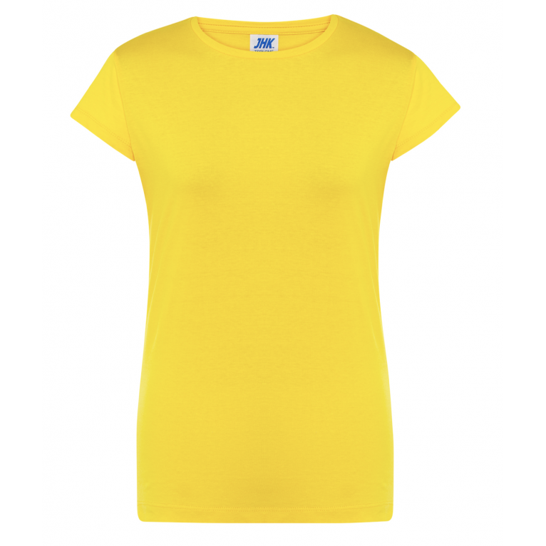 T-Shirt Żółty - Damski